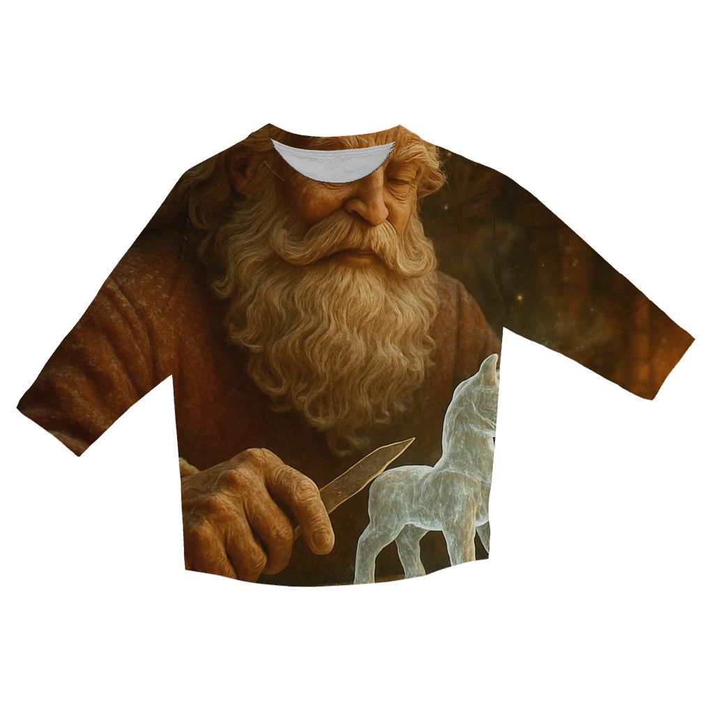 The North Pole Clockwork Carver trendy 3/4 sleeve tops