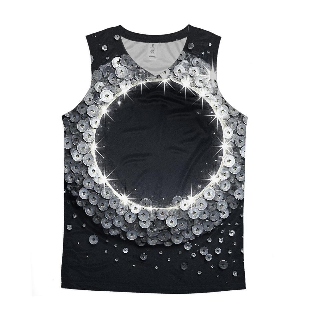 Sequin Eclipse Cascade custom tank tops