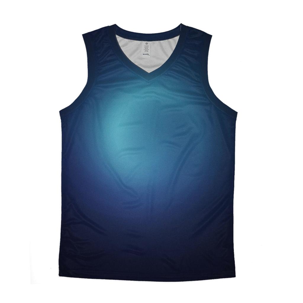 Polar Night Halo Gradient personalized athletic tanks