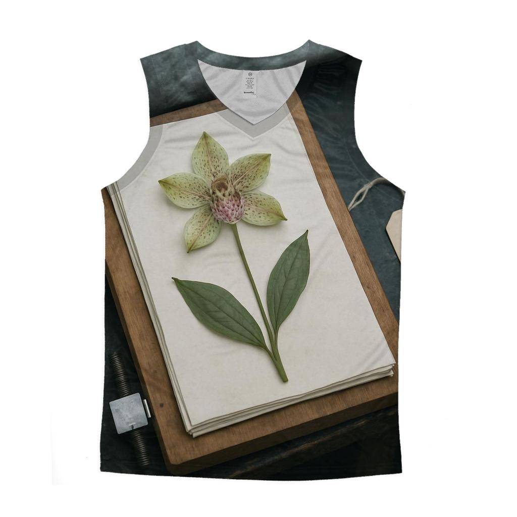 Herbarium Sheet Pressing Wild Orchids In A Cloud Forest Field Lab trendy fitted tank tops