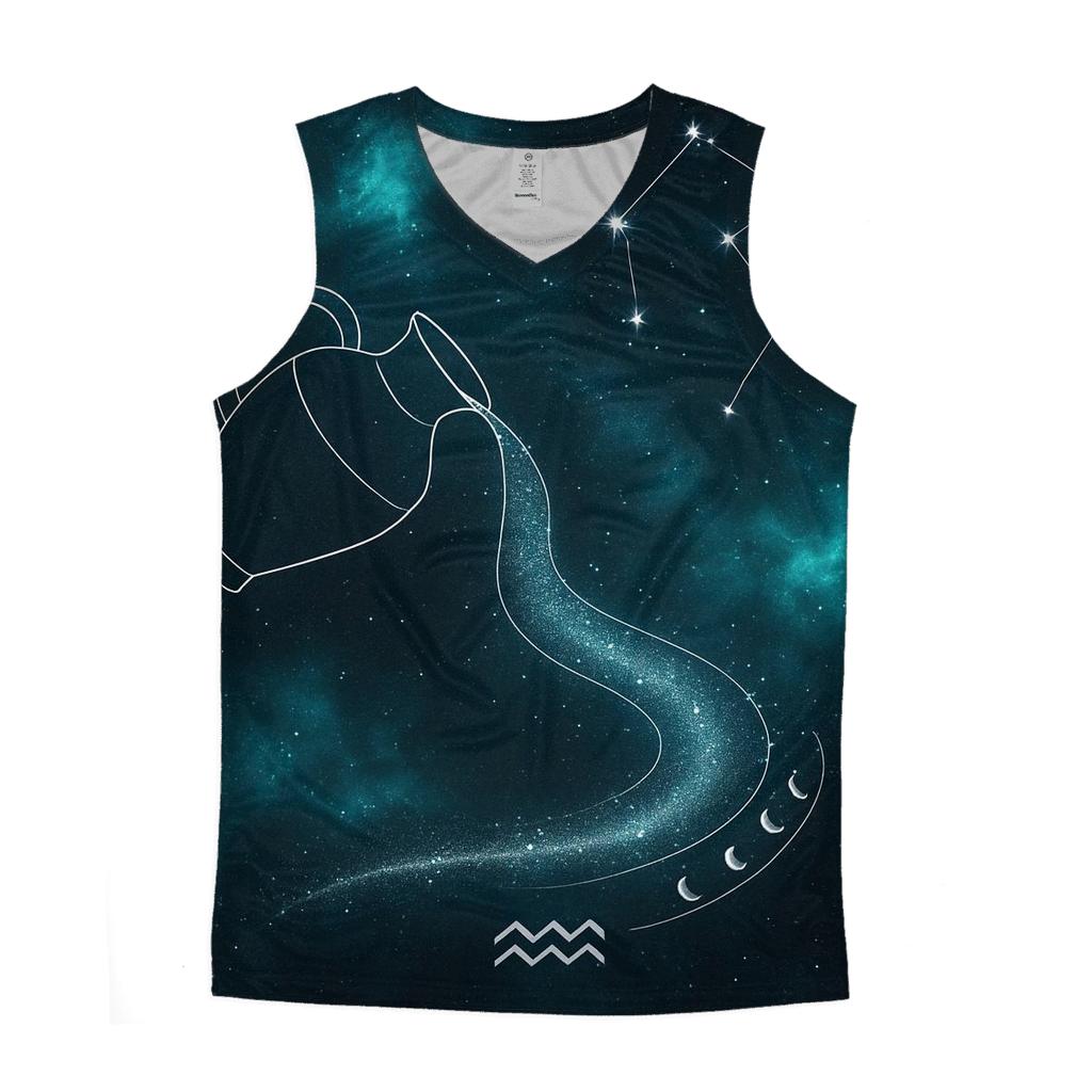 Aquarius Water Bearer Nebula Vessel trendy fitted tank tops