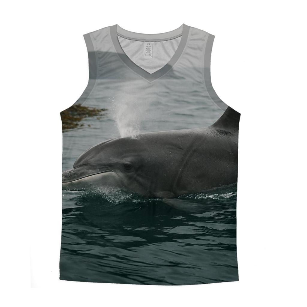 Kelpline Patrol Bottlenose Dolphin casual summer tank tops