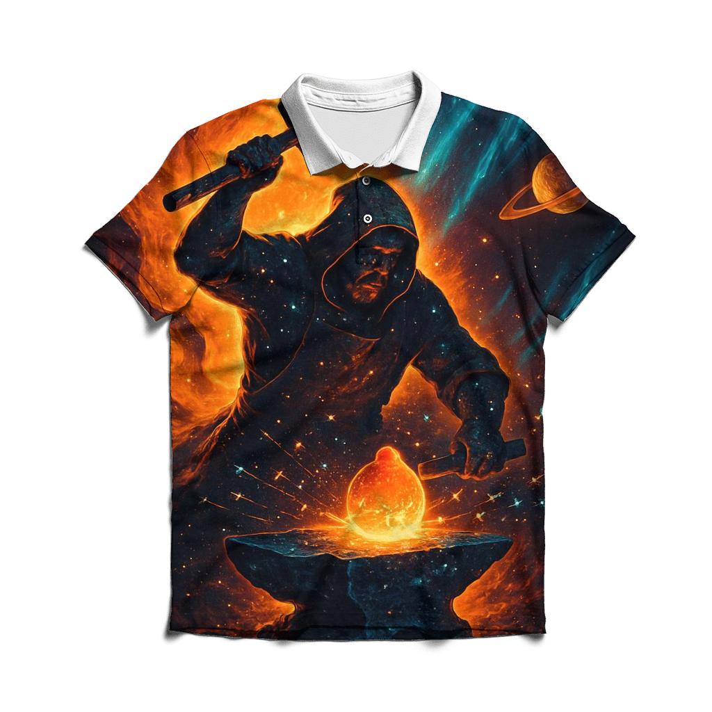 Aurora Foundry Of The Dwarf Star designer slim fit polos