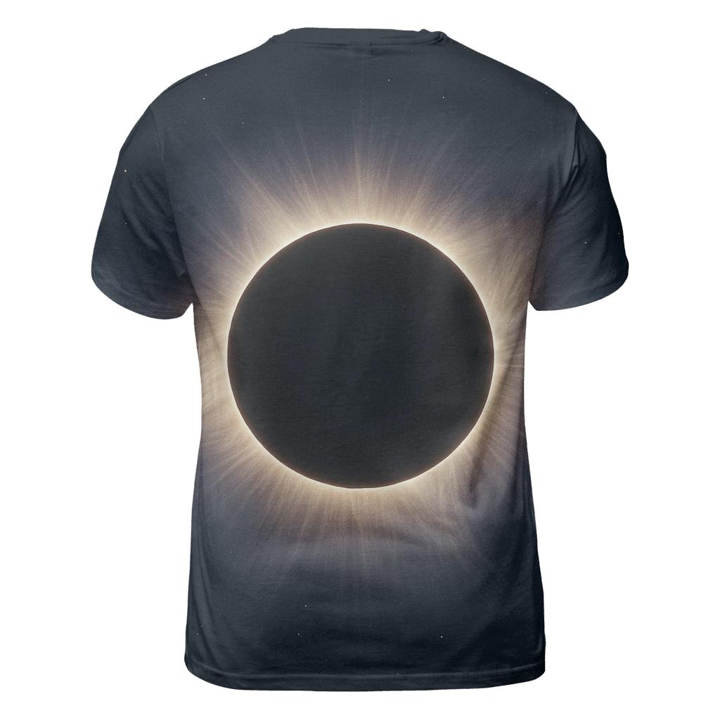 Eclipse Corona Lacework artistic all-over print tops