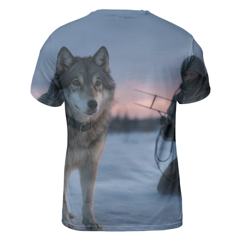 Radio Collar Check At Arctic Treeline creative print fashion shirts