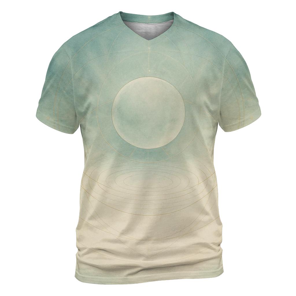 Luminous Breath Geometry custom all-over print shirts