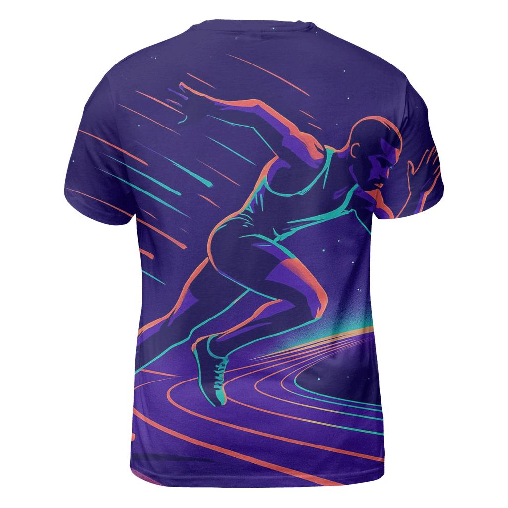 Neon Velocity Sprint Track trendy printed shirt styles