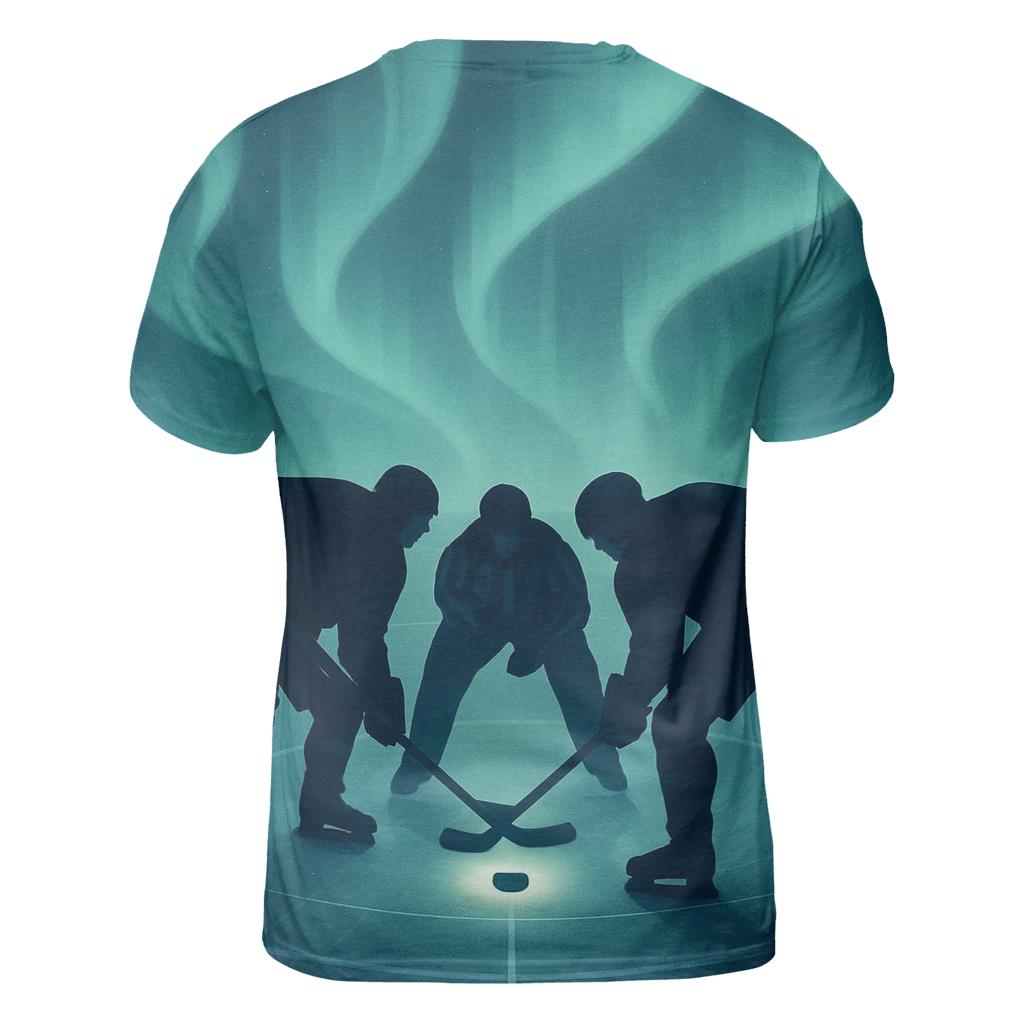 Aurora Ice Hockey Faceoff trendy printed shirt styles