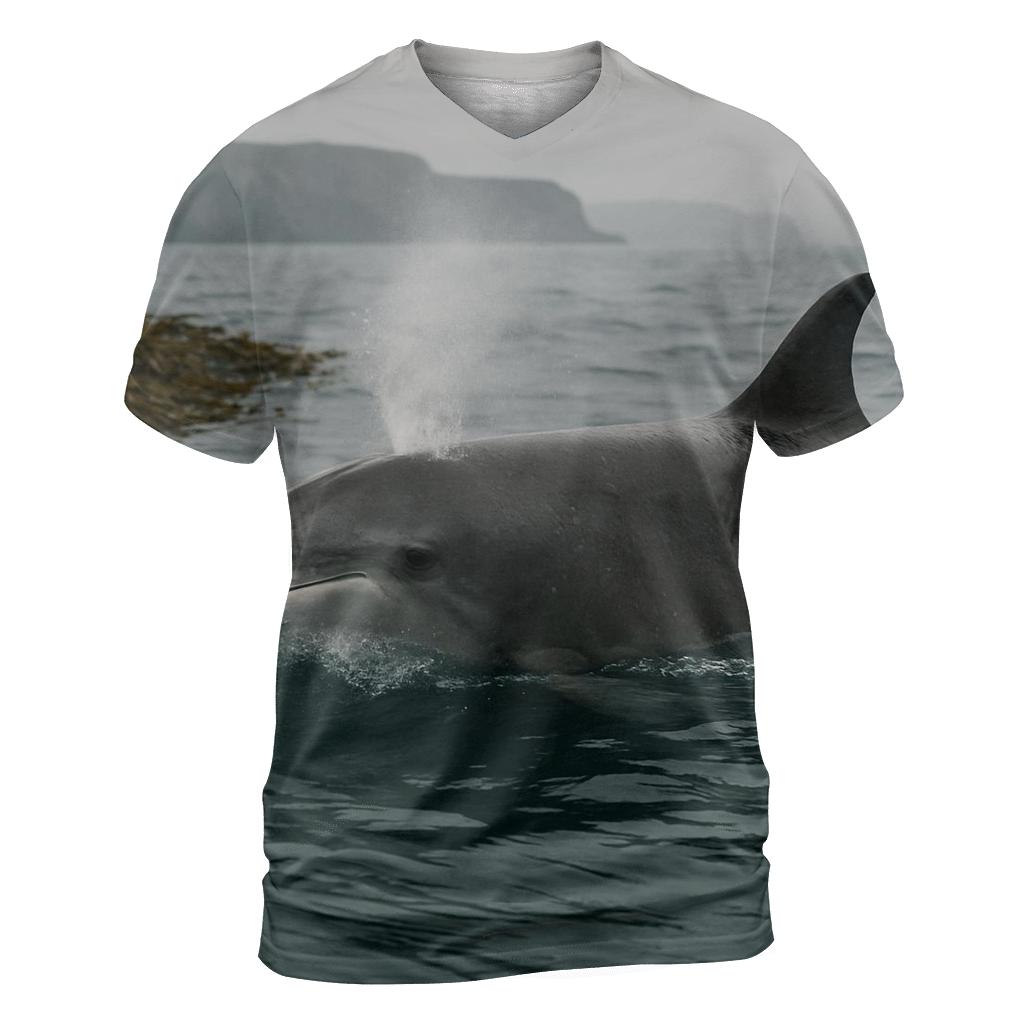 Kelpline Patrol Bottlenose Dolphin artistic all-over print tops