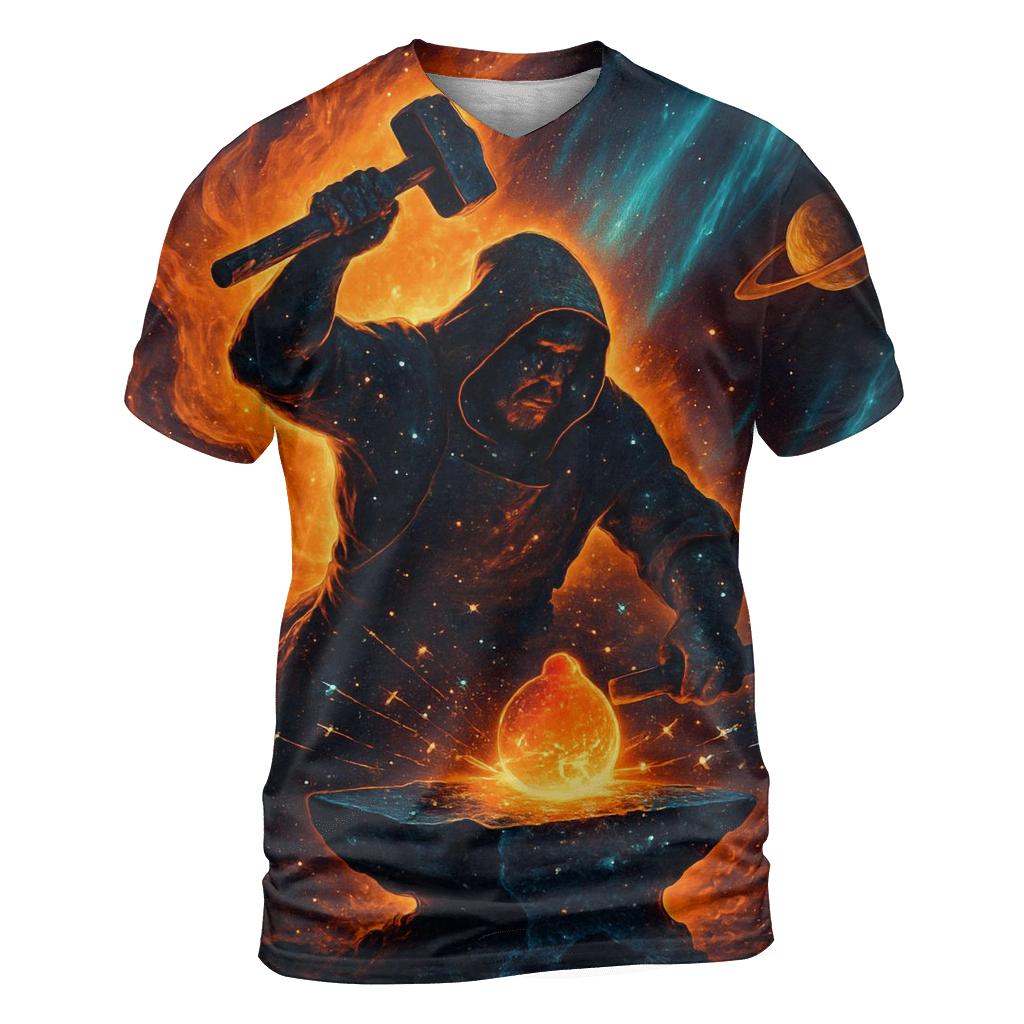 Aurora Foundry Of The Dwarf Star trendy printed shirt styles