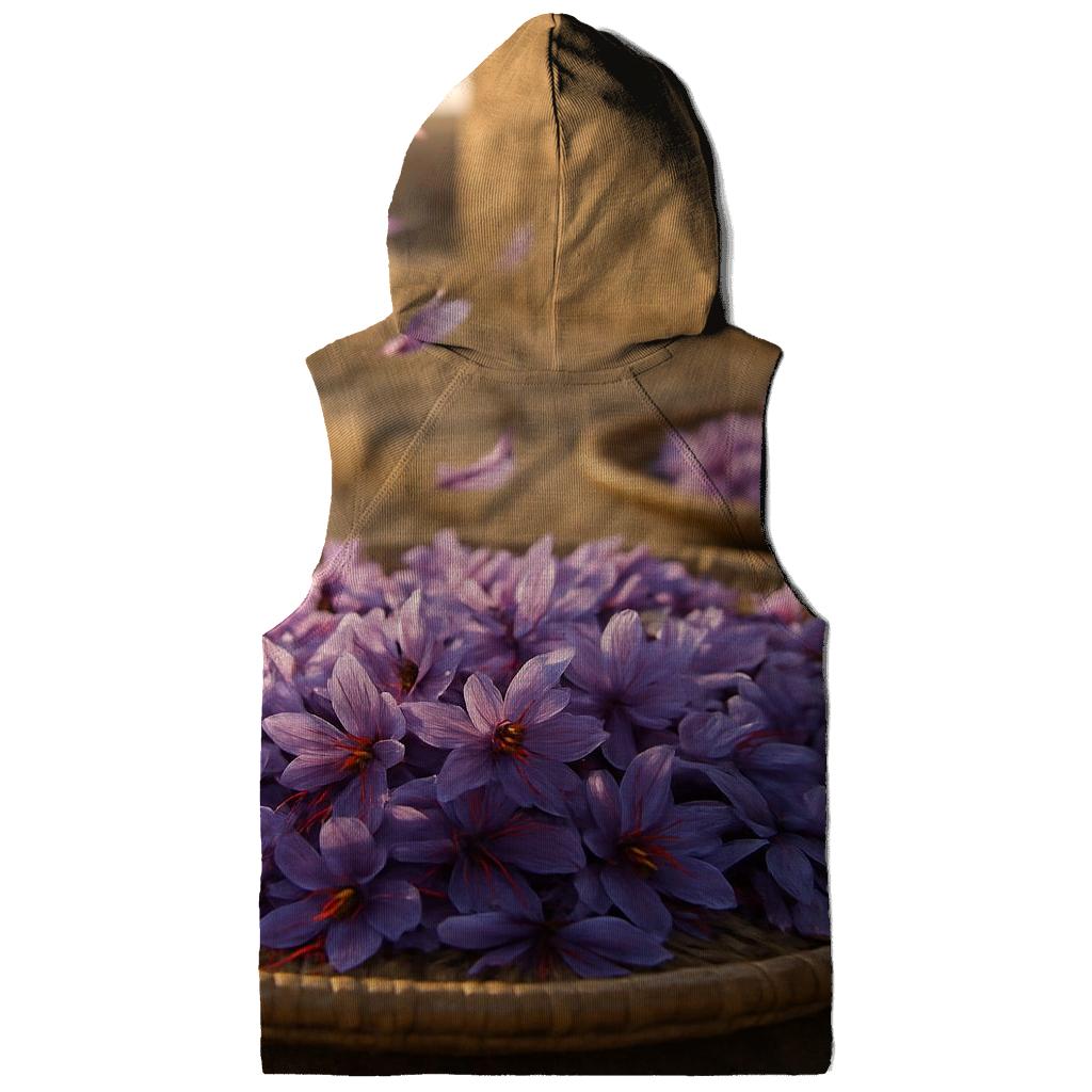 Saffron Crocus Harvest Trays At Dawn premium hoodies