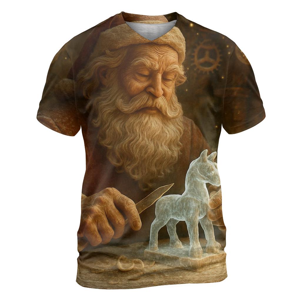 The North Pole Clockwork Carver custom all-over print shirts