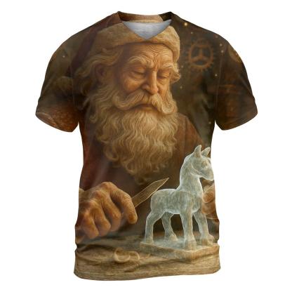The North Pole Clockwork Carver custom all-over print shirts