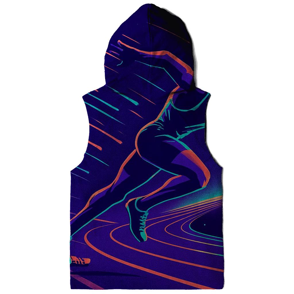 Neon Velocity Sprint Track pullover hoodies