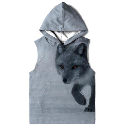 Frost Pause Arctic Fox lightweight hoodies