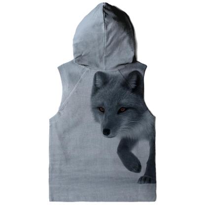 Frost Pause Arctic Fox lightweight hoodies