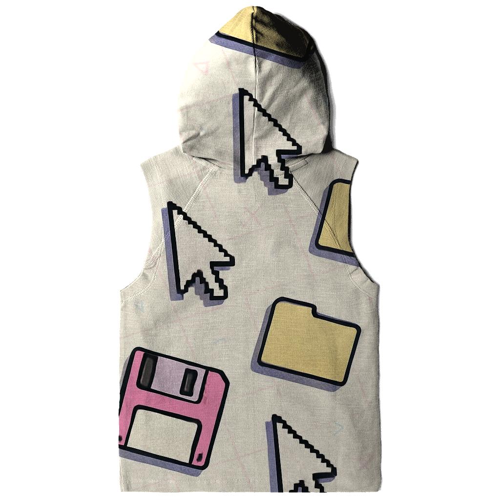 Vaporwave Desktop Icon Scatter hoodies fashion