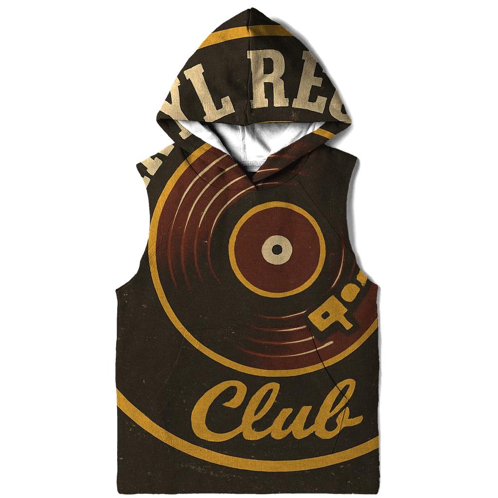 Worn Vinyl Record Shop Badge Poster hoodie styles