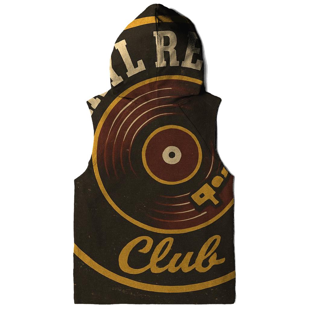 Worn Vinyl Record Shop Badge Poster hoodie styles