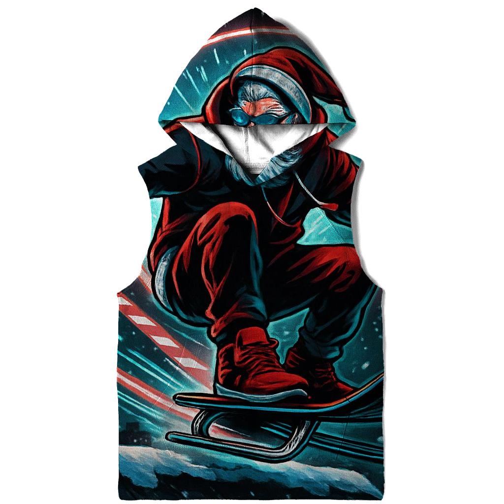 Neon Night Courier Santa hoodies fashion