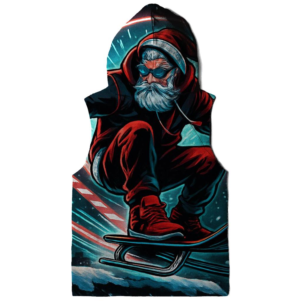 Neon Night Courier Santa hoodies fashion