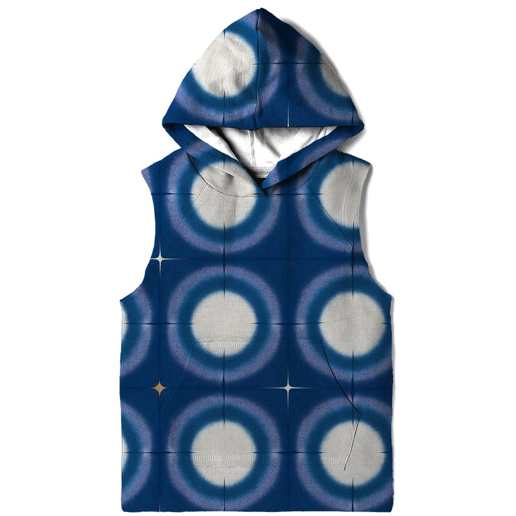 Itajime Eclipse Grid With Indigo Halo Resist hoodie trends