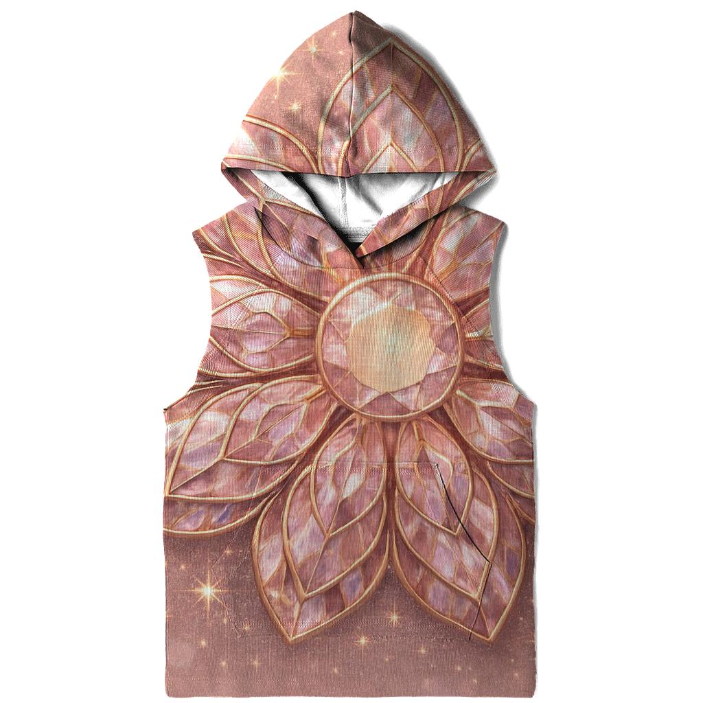 Rose Gold Prism Petals hoodies fashion