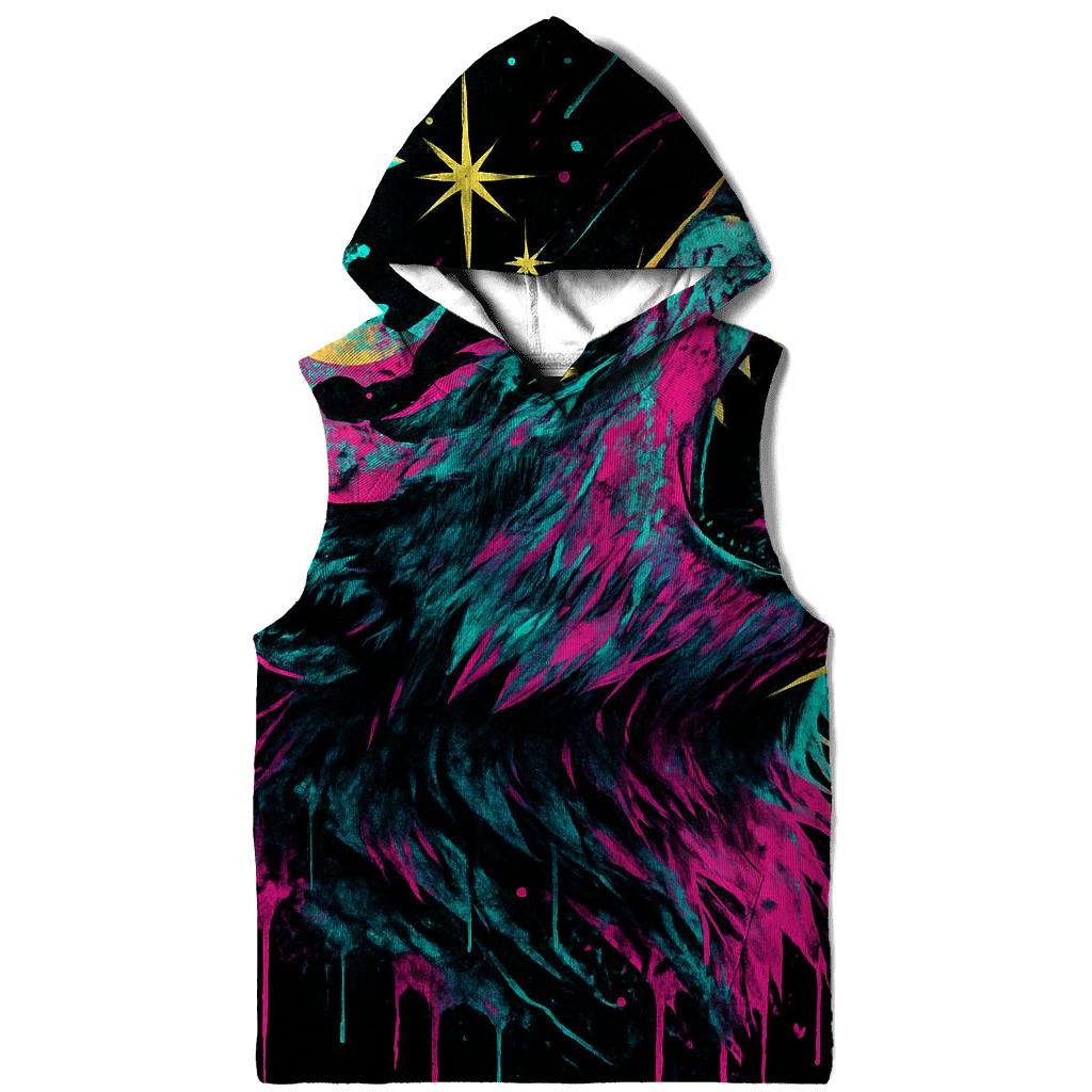 Neon Graffiti Moonhowl Breakthrough designer hoodies