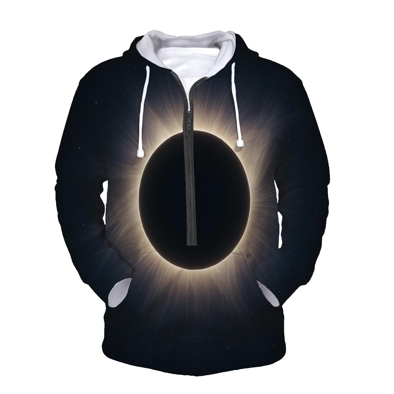 Eclipse Corona Lacework graphic hoodies