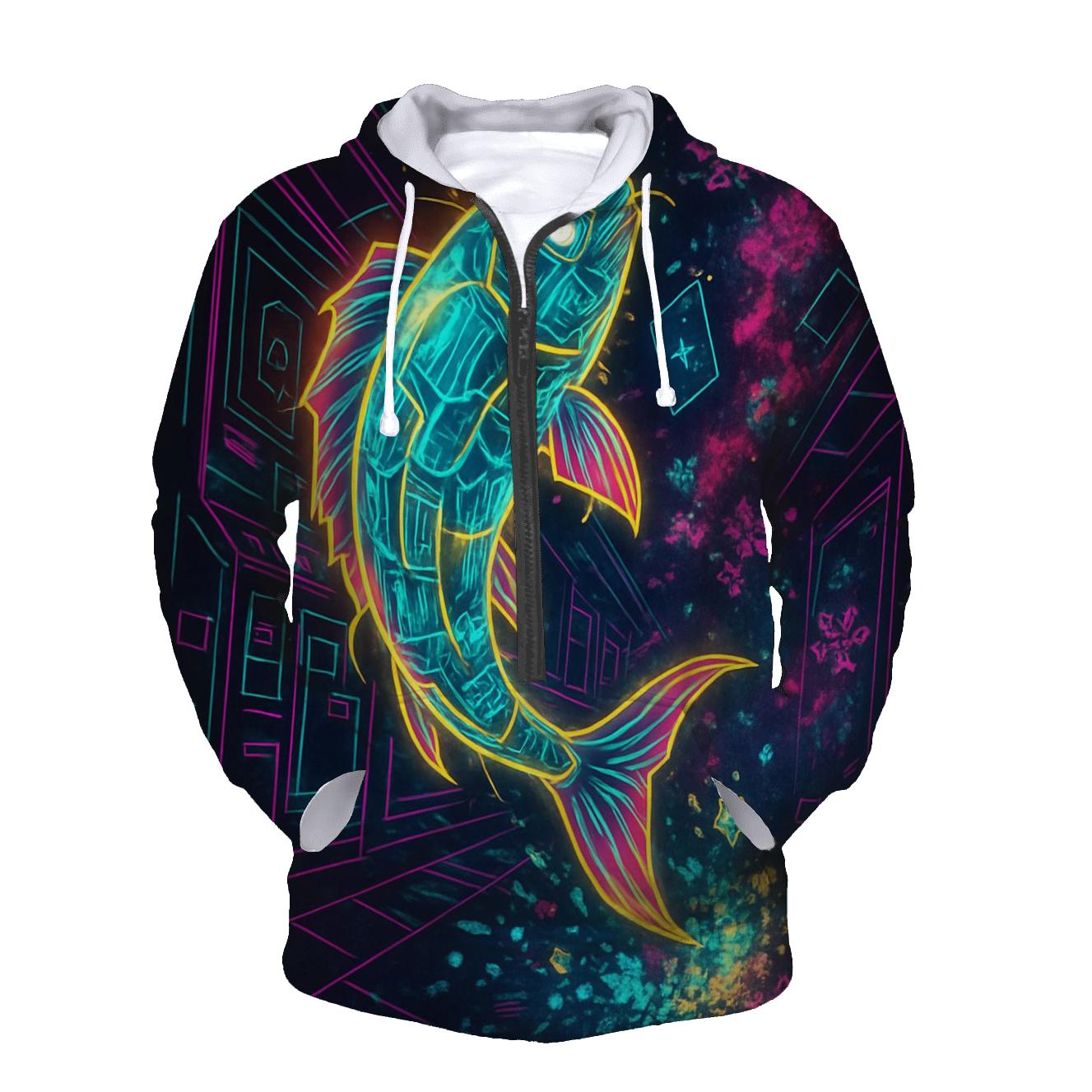 Quantum Koi Arcade hoodie designs