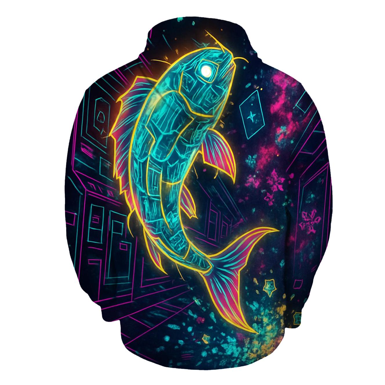 Quantum Koi Arcade hoodie designs