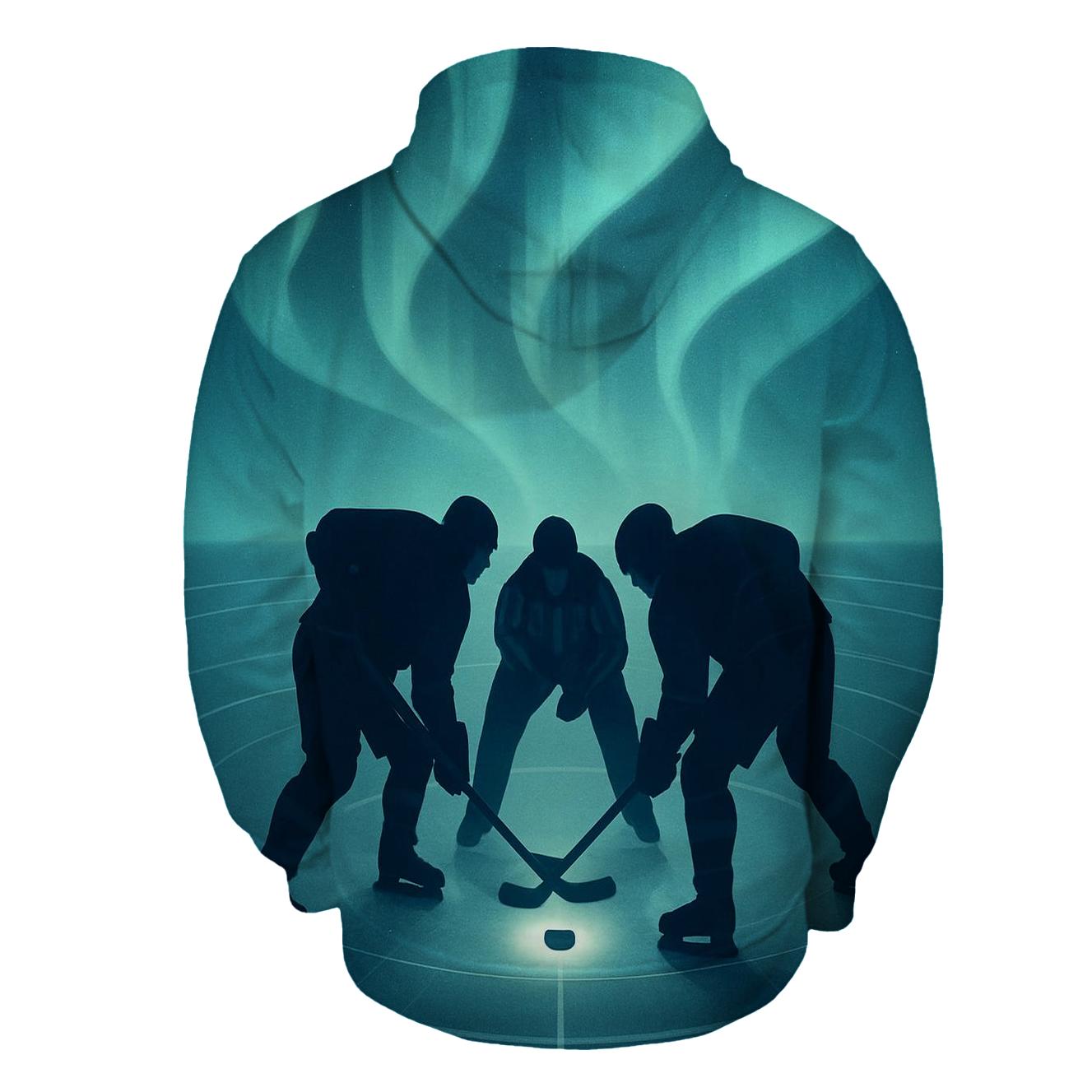 Aurora Ice Hockey Faceoff zip-up hoodies