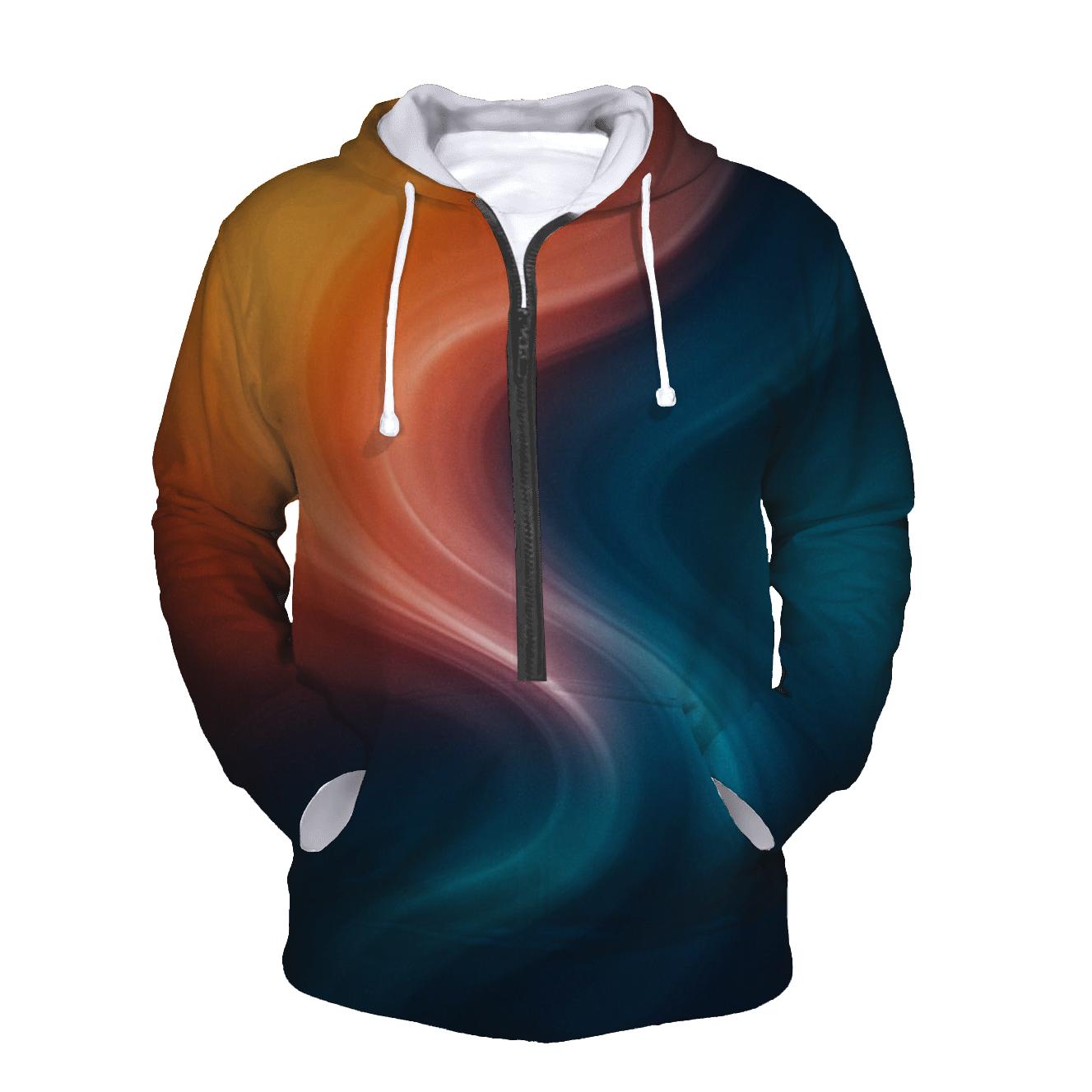Molten Glass Drift Gradient heavyweight hoodies