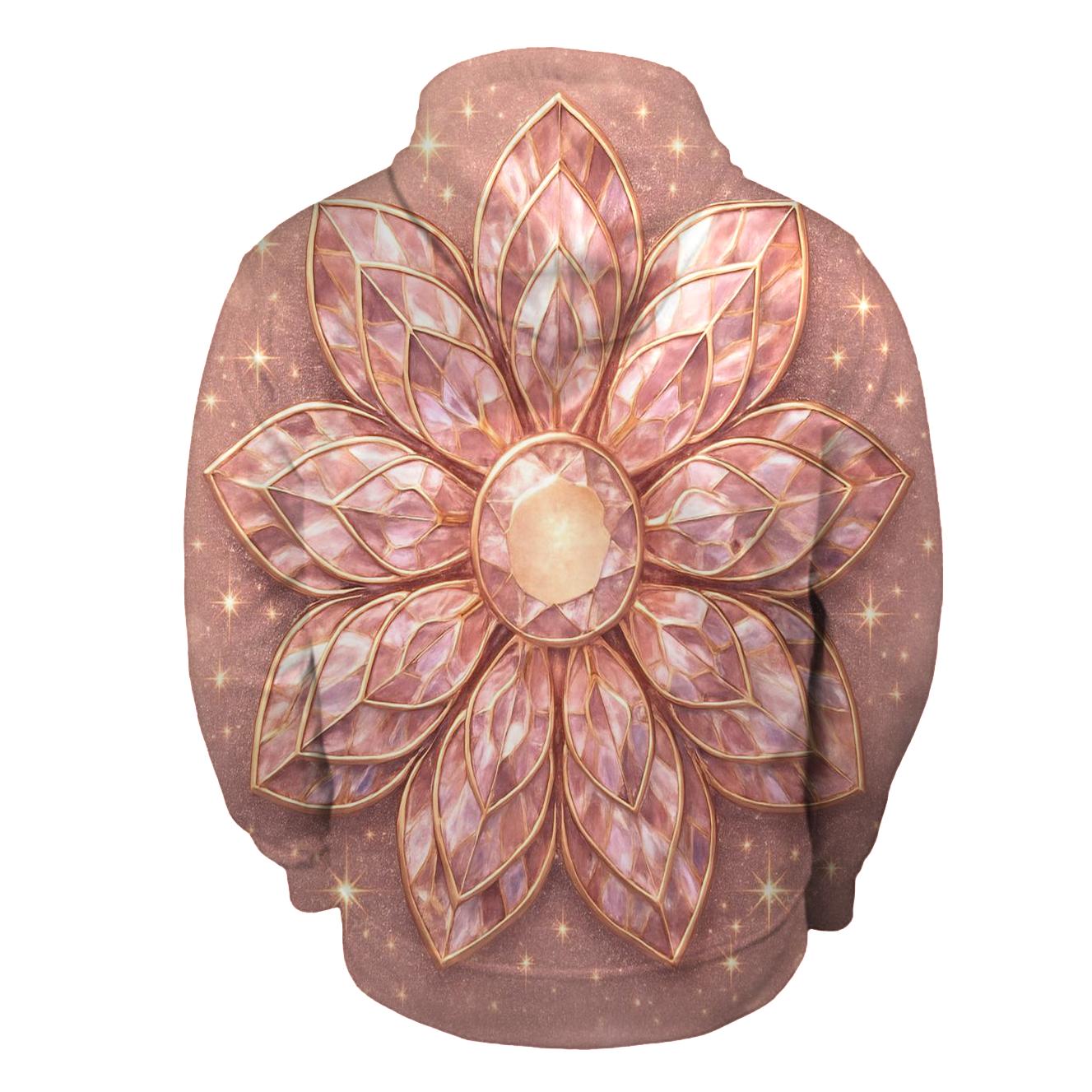 Rose Gold Prism Petals premium hoodies