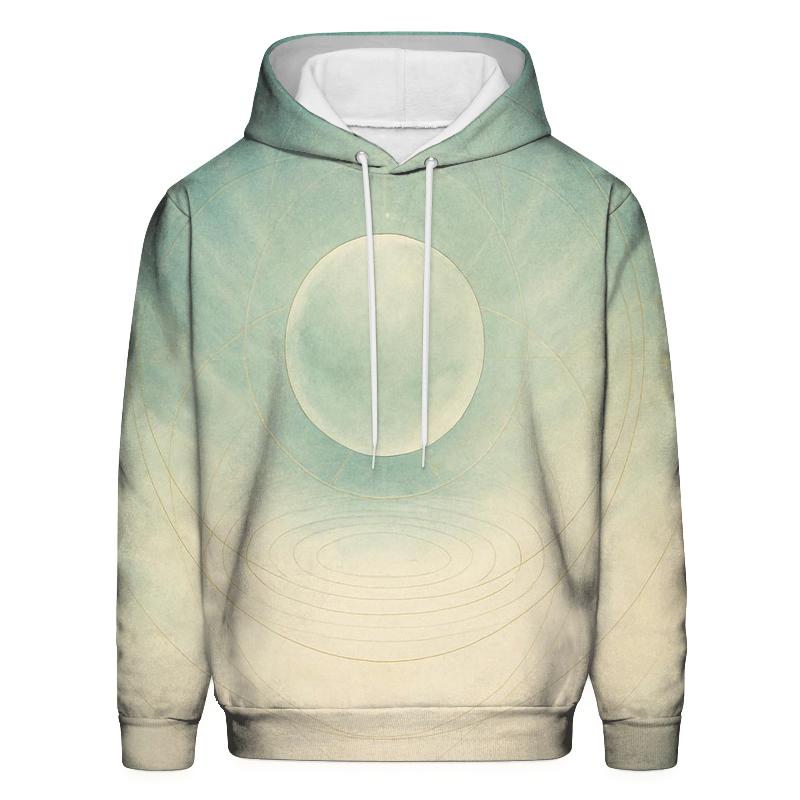 Luminous Breath Geometry custom hoodies