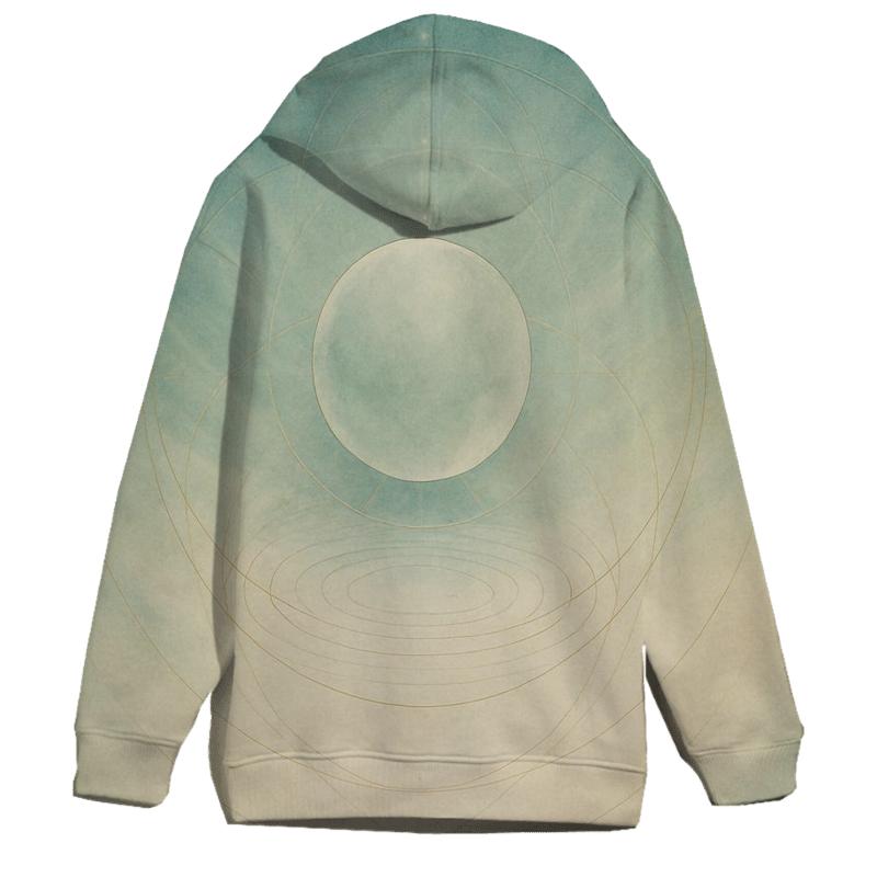Luminous Breath Geometry custom hoodies