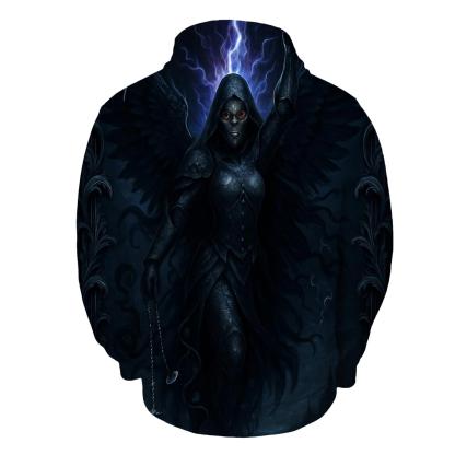 The Moonscar Valkyrie Reaper embroidered hoodies