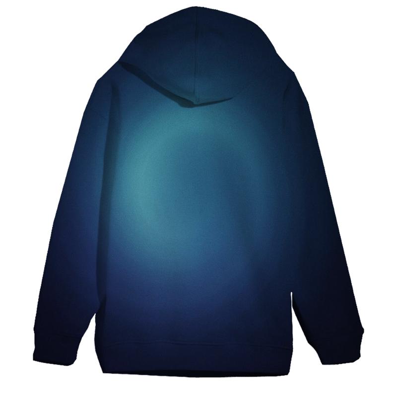 Polar Night Halo Gradient graphic hoodies