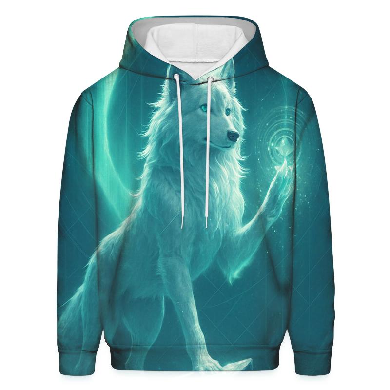 Aurora Gate Sentinel Wolf hoodie styles