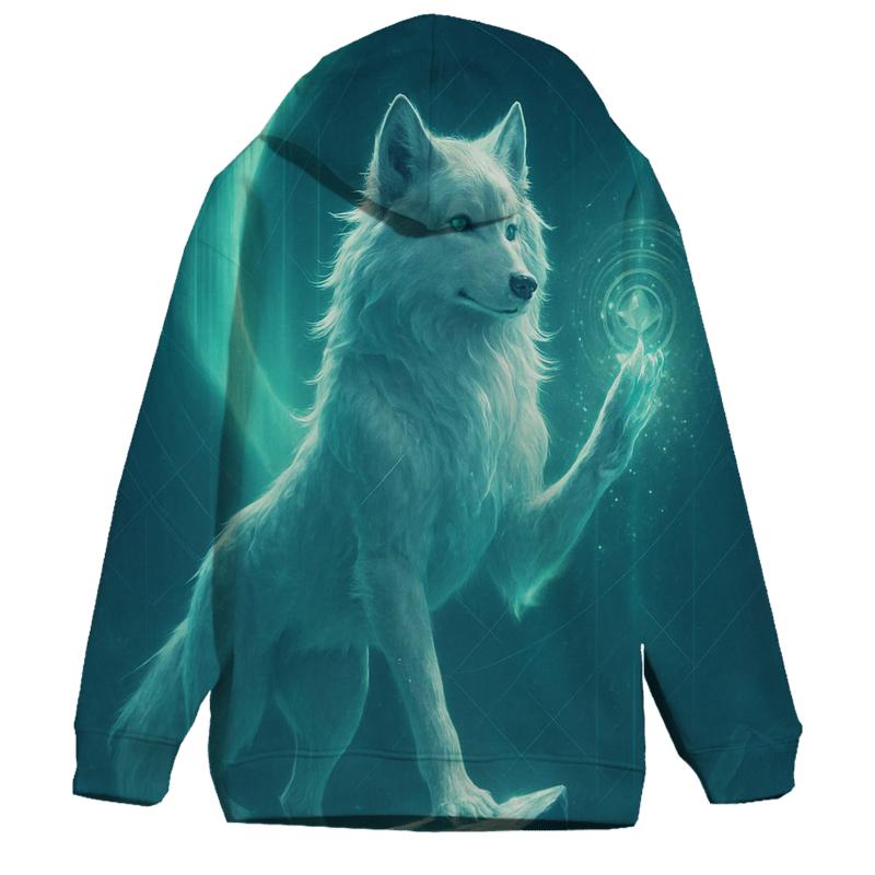 Aurora Gate Sentinel Wolf hoodie styles