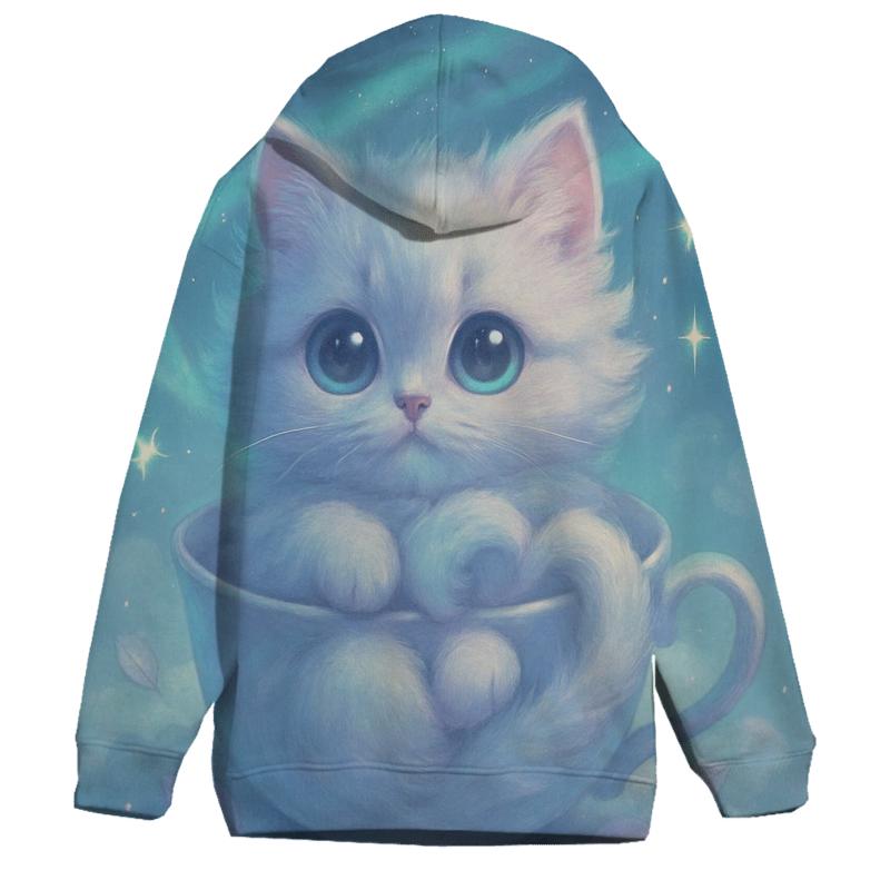 Aurora Teacup Kitten Dreamscape hoodies fashion