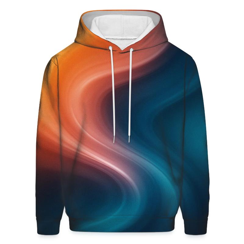 Molten Glass Drift Gradient pullover hoodies