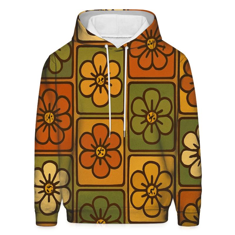 Avocado Kitchen Tile Bloom designer hoodies