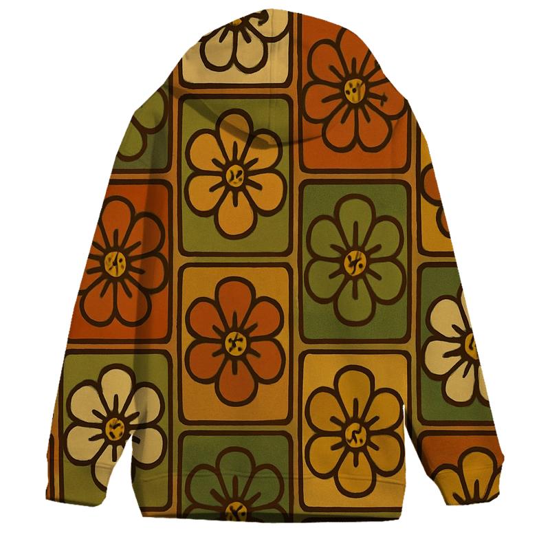 Avocado Kitchen Tile Bloom designer hoodies