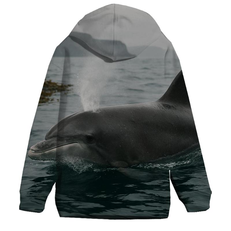 Kelpline Patrol Bottlenose Dolphin heavyweight hoodies