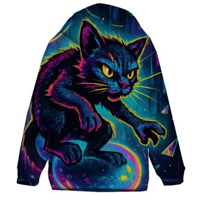 Neon Alley Bubble Rider Cat custom hoodies
