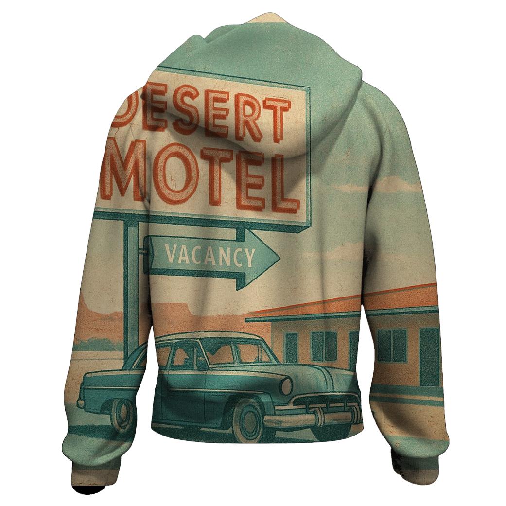 Dusty Desert Motel Neon Postcard hoodies fashion