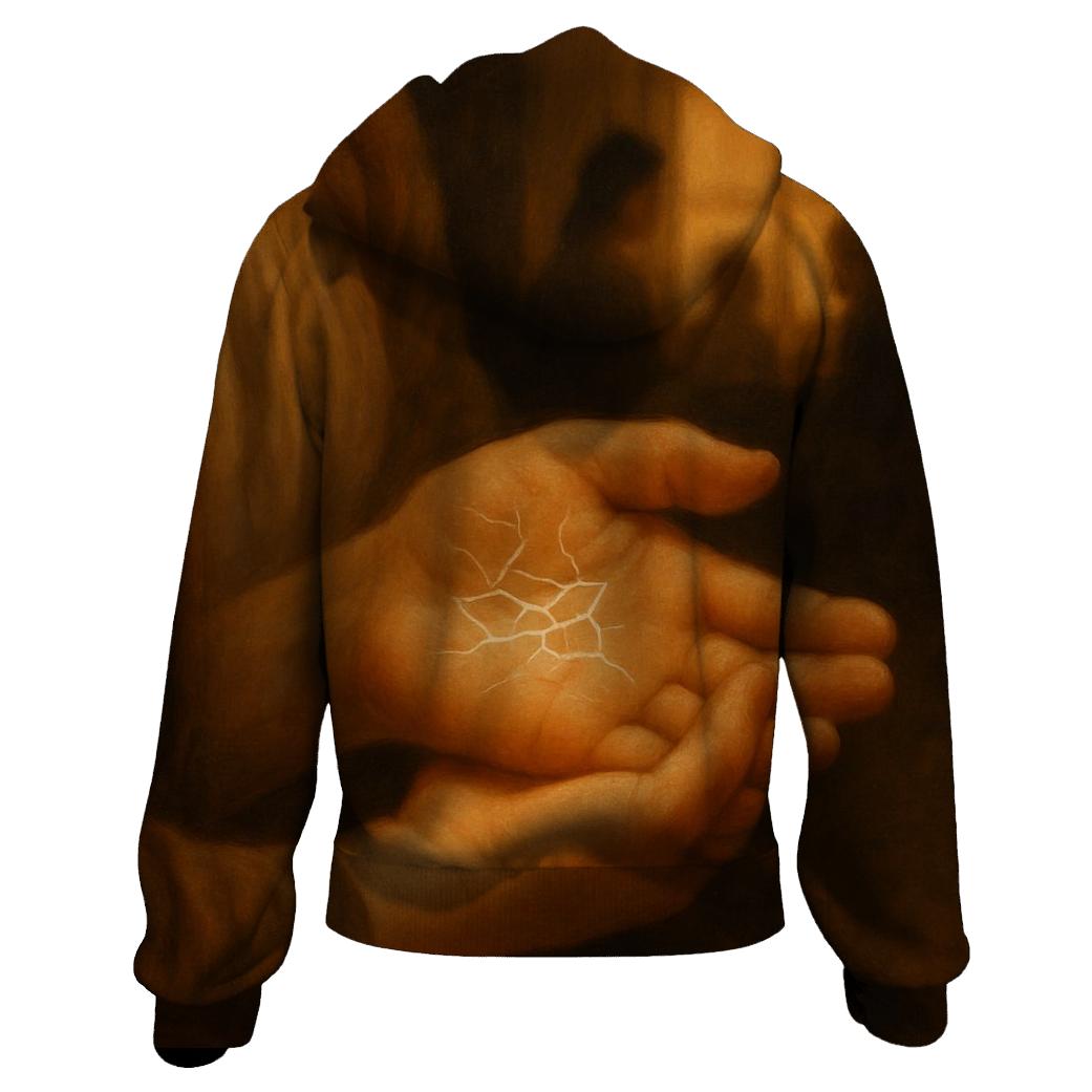 The Map In Her Palm A Lifetime Of Safe Returns zip-up hoodies
