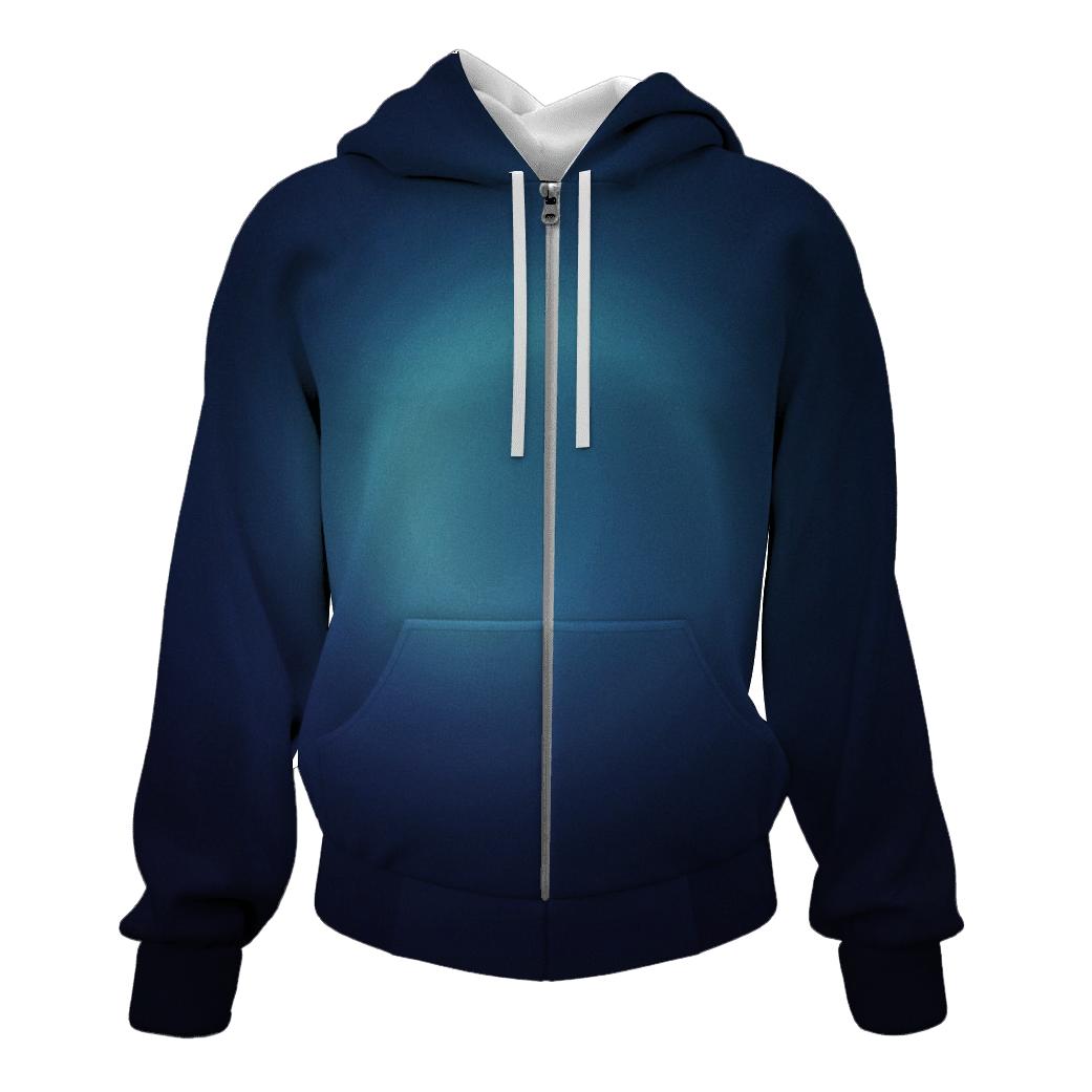 Polar Night Halo Gradient embroidered hoodies