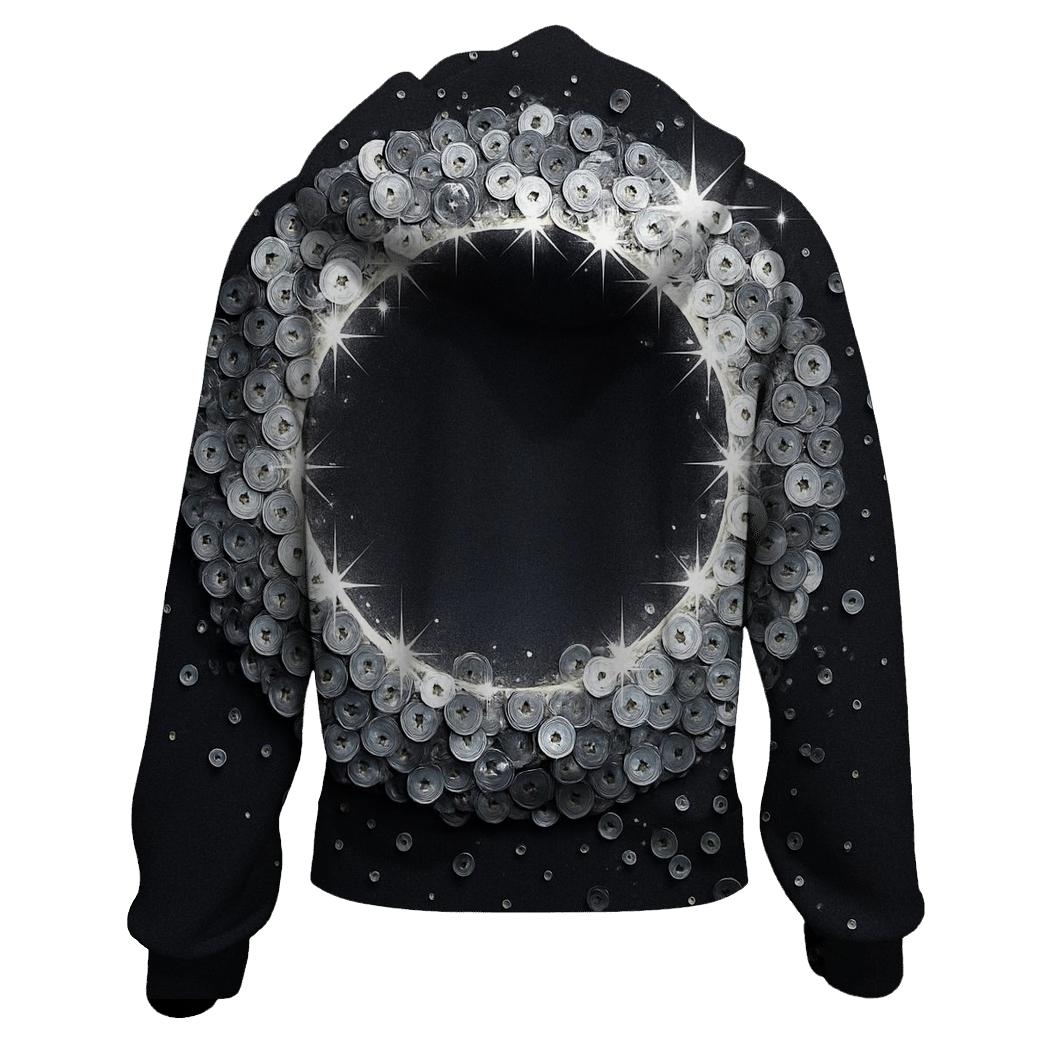 Sequin Eclipse Cascade graphic hoodies